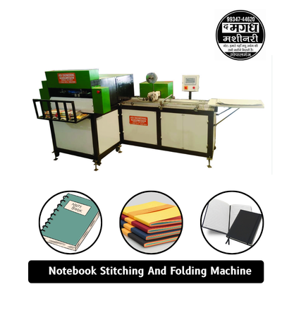 Notebook Stitching And Folding Machine